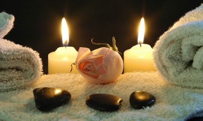 svíčky, intimita, relaxace, večer, romantika