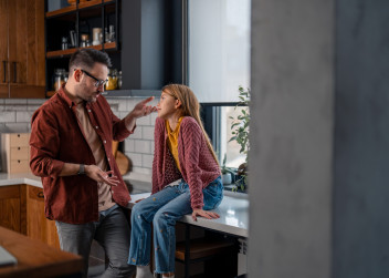 rozhovor rodiče s dítětem