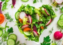 salat, zelenina, zdrava, strava