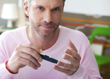 cukrovka, muž, inzulinové pero