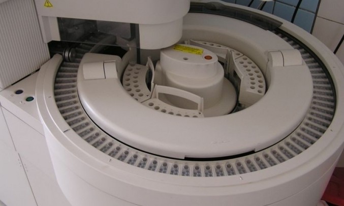 laboratoř, biochemie, mikroskop, centrifuga